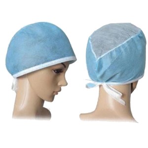 Non Woven Doctor Cap with Tie-on