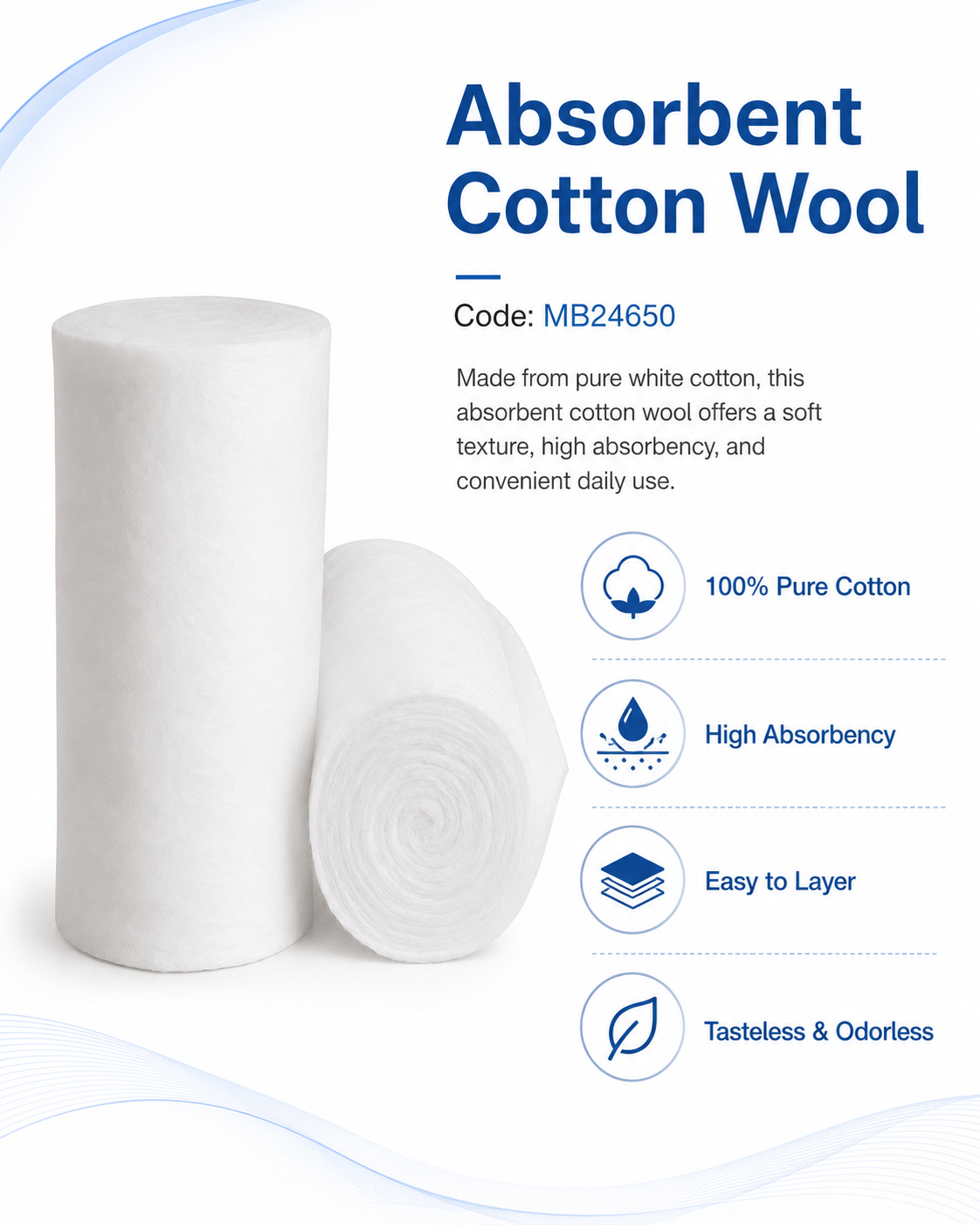 Absorbent Cotton Wool_MB24650 detail 1
