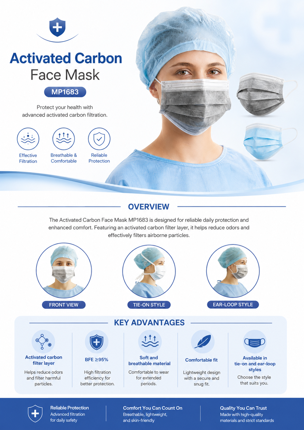 Activated Carbon Face Mask_MP1683 detail 1