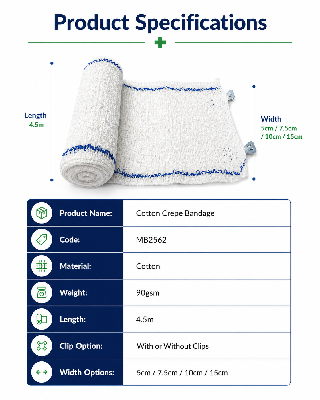 Cotton Crepe Bandage_MB2562 detail 2