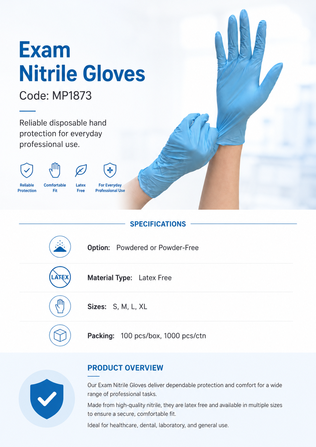 Exam Nitrile Gloves_MP1873 detail 1