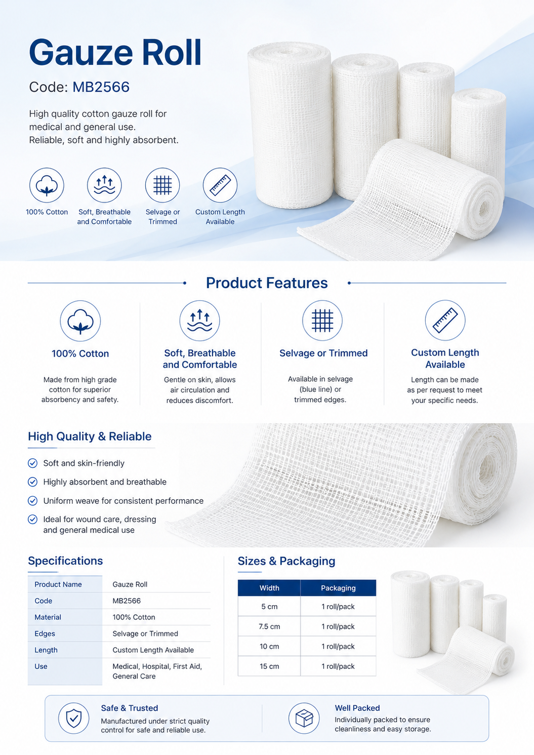 Gauze Roll_MB2566 detail 1