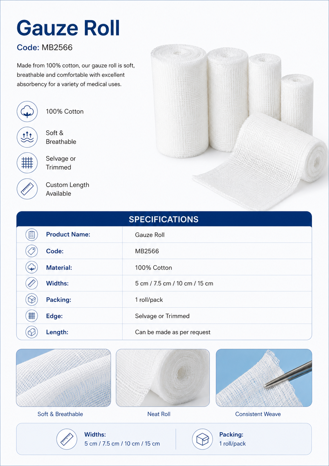 Gauze Roll_MB2566 detail 2