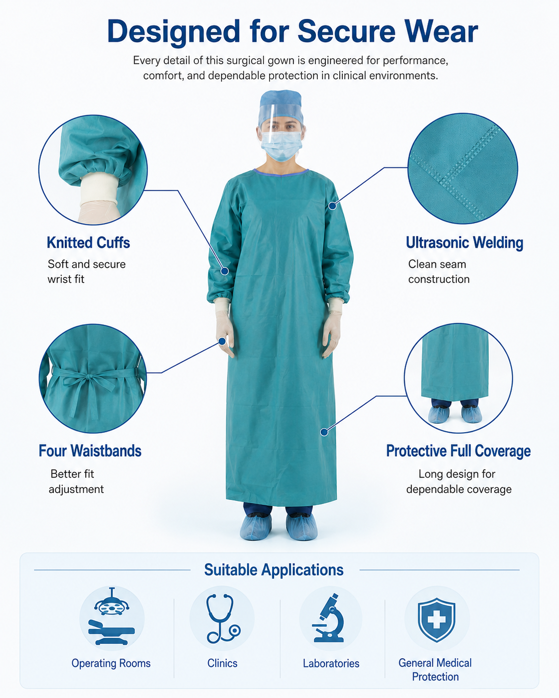 High Performance Standard Surgical Gown_MC2323 detail 3