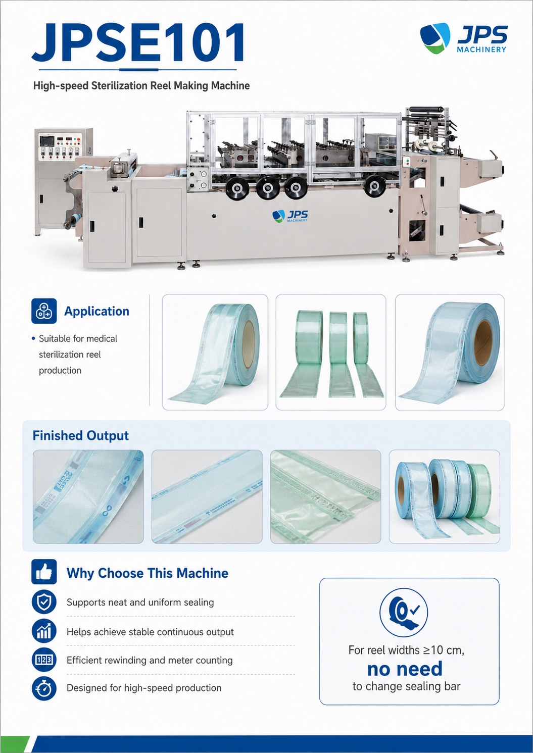 JPSE101_High-speed-Sterilization-Reel-Making-Machine detail 4