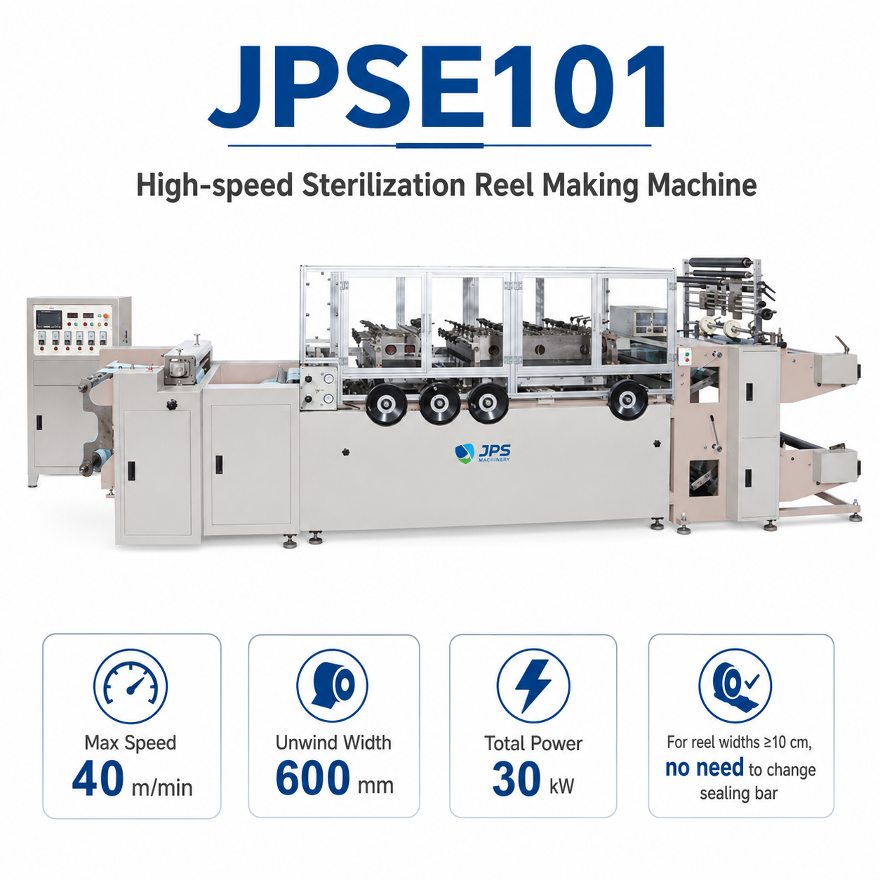 JPSE101_High-speed-Sterilization-Reel-Making-Machine