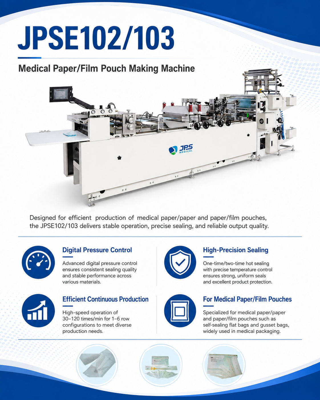 JPSE102-103_Medical-Paper-film-Pouch-Making-Machine detail 2