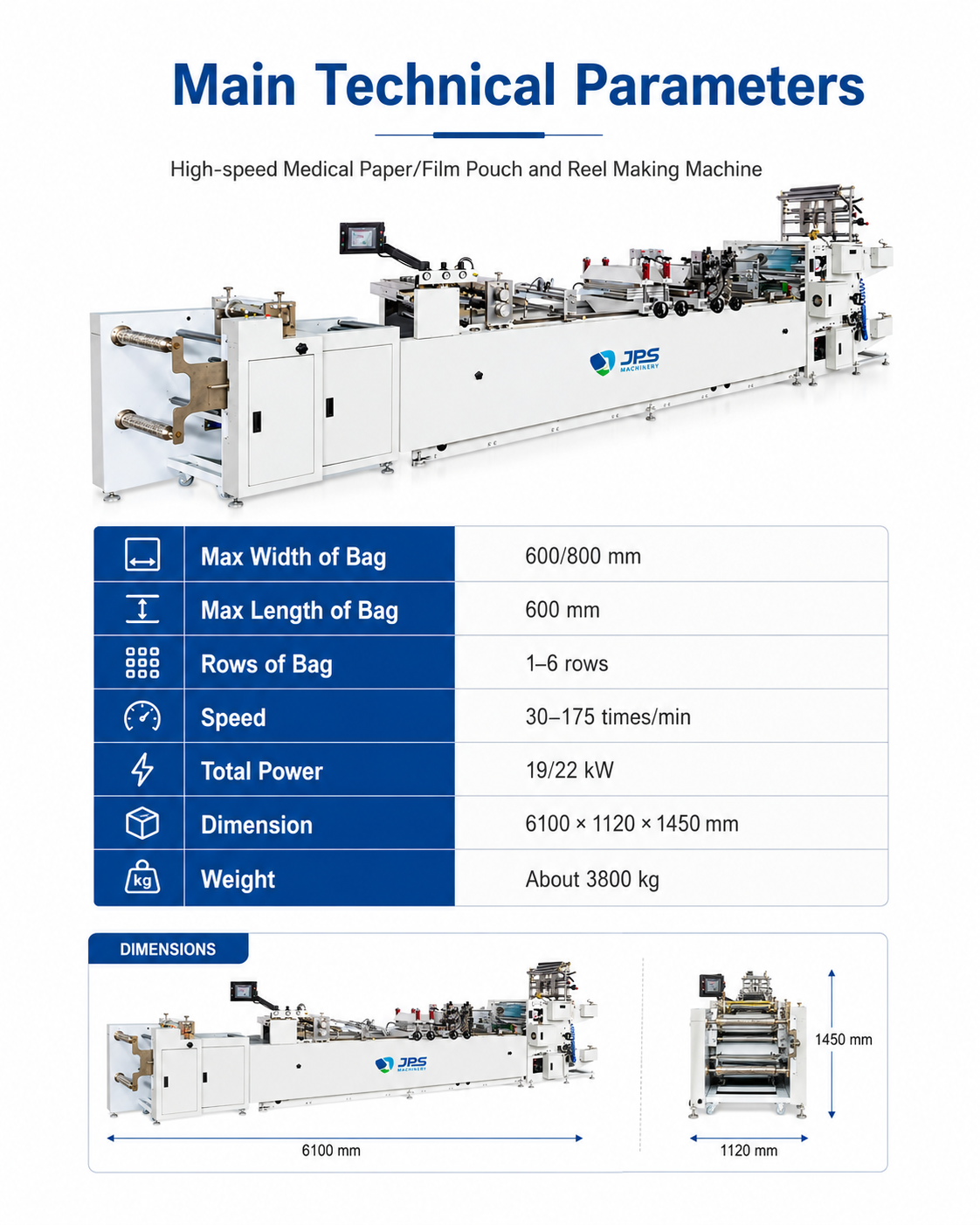 JPSE104-105_High-speed-Medical-Paper-film-Pouch-and-Reel-Making-Machine detail 3