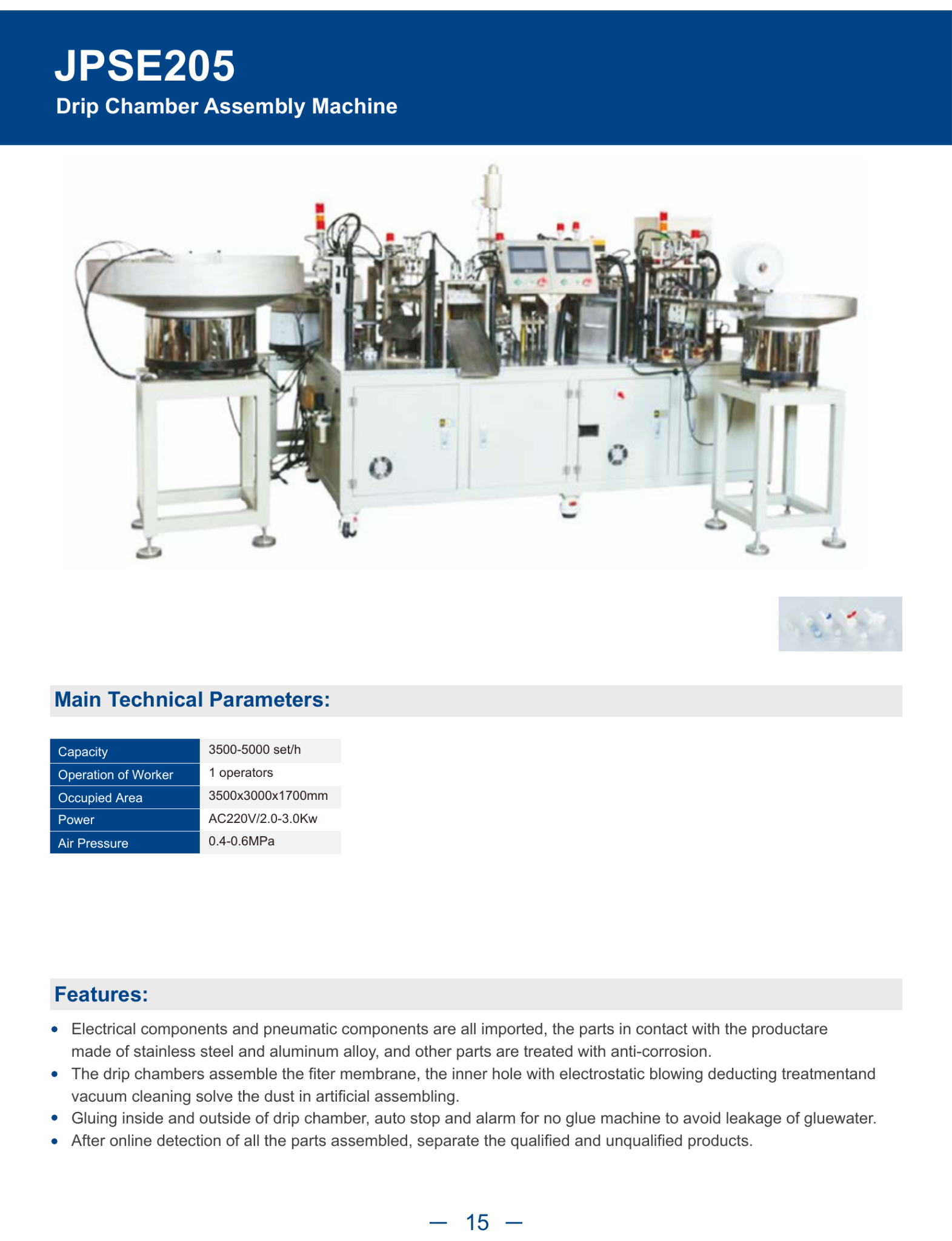JPSE205_Drip-Chamber-Assembly-Machine detail 1