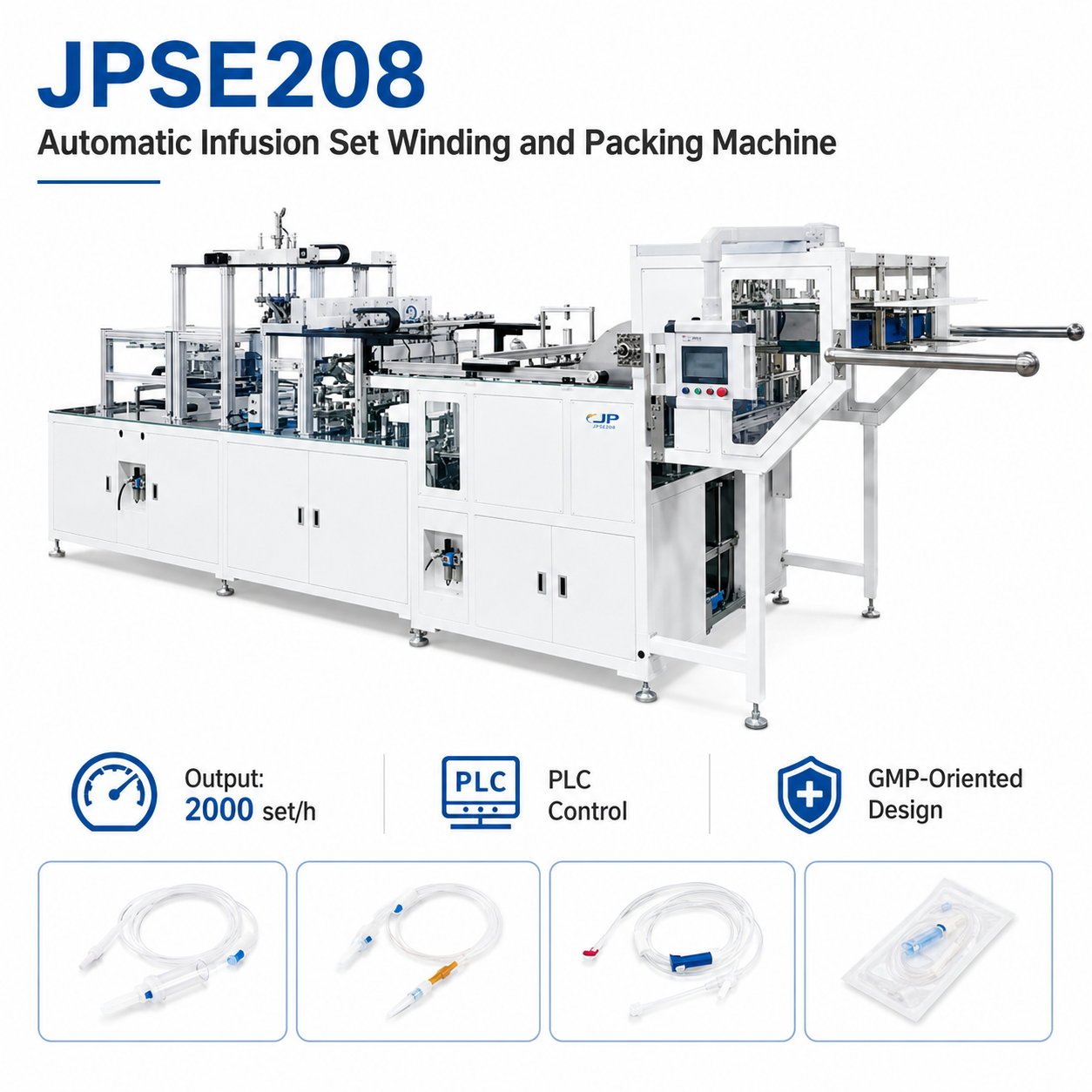 JPSE208_Automatic-Infusion-Set-Winding-and-Packing-Machine