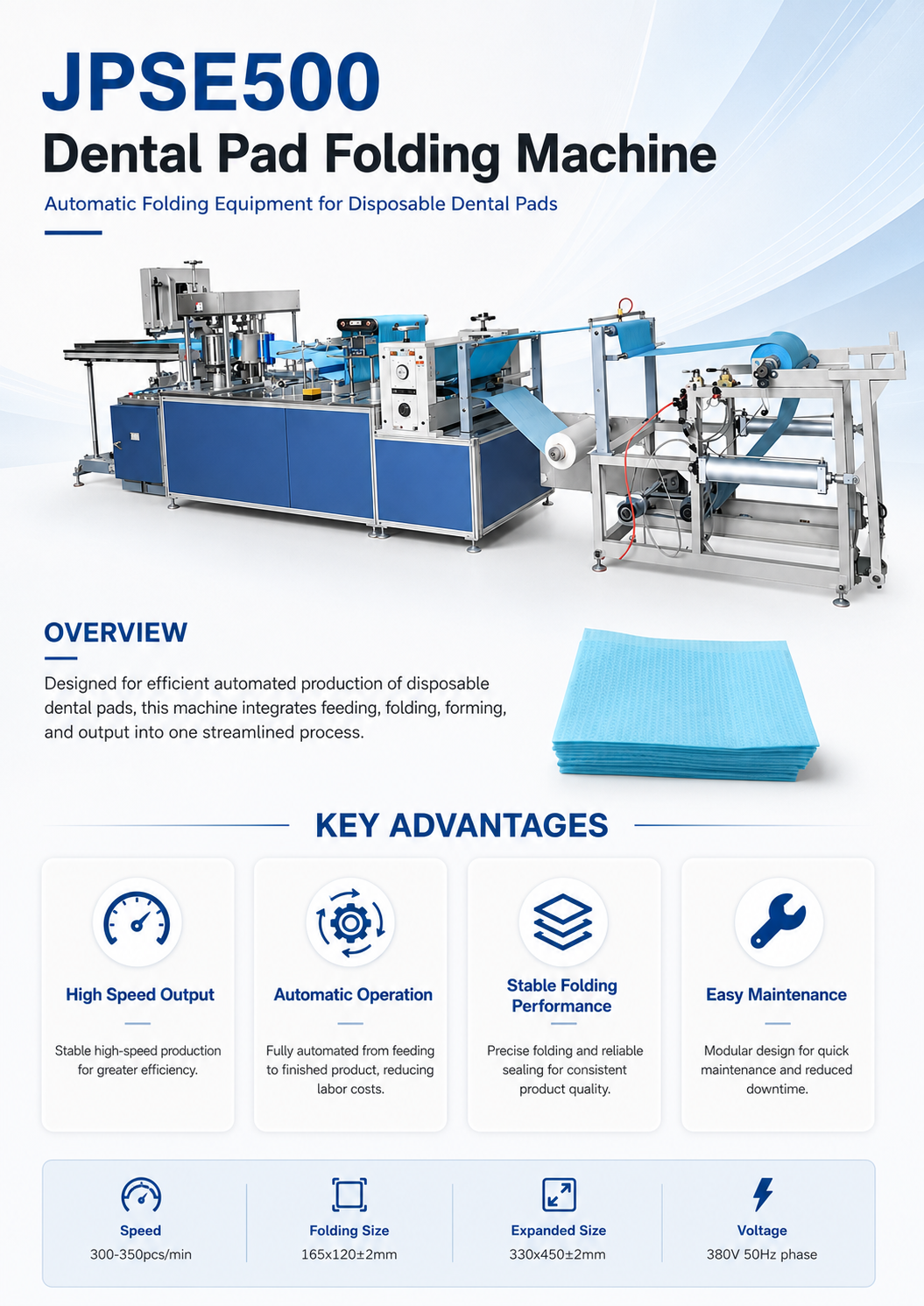 JPSE500_Dental-Pad-Folding-Machine detail 2