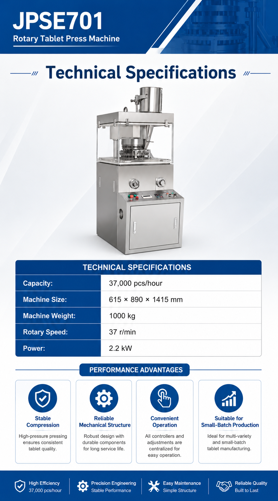 JPSE701_Rotary-Tablet-Press-Machine detail 4