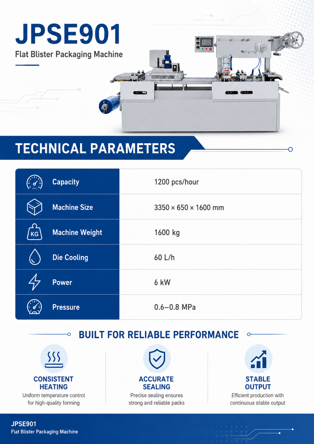 JPSE901_Flat-Blister-Packaging-Machine detail 3