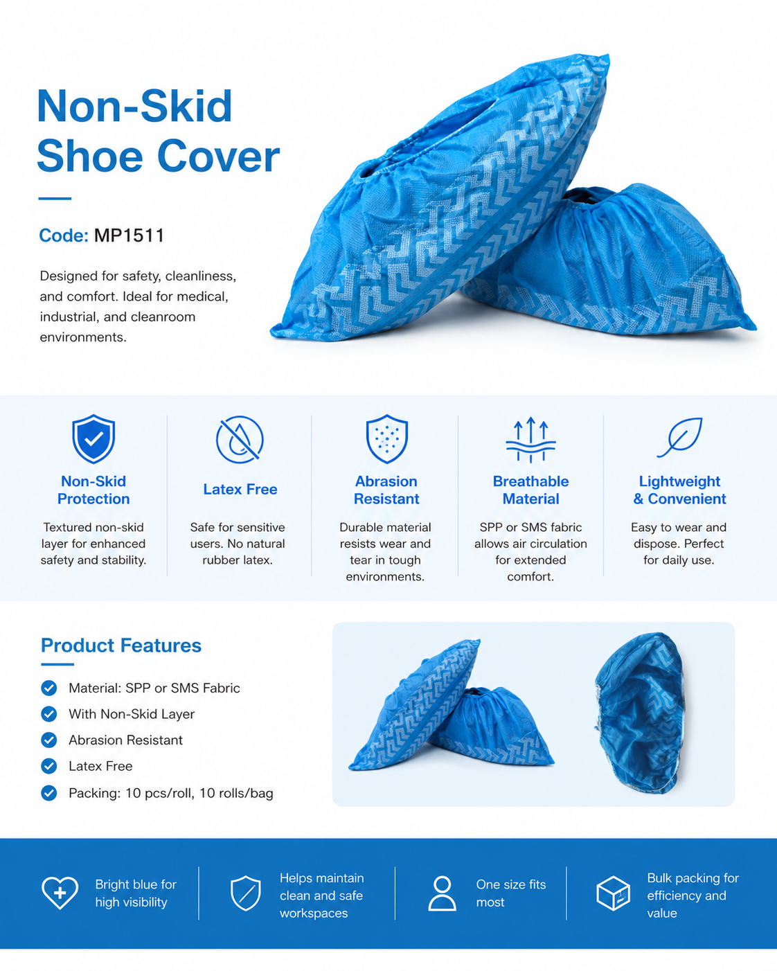 Non-Skid Shoe Cover_MP1511 detail 1