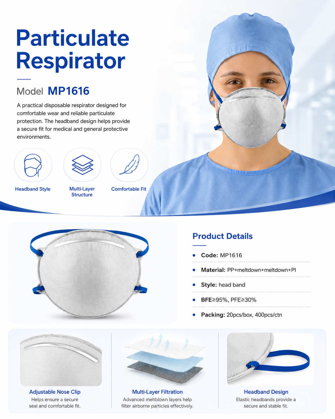 Particulate Respirator_MP1616 detail 1