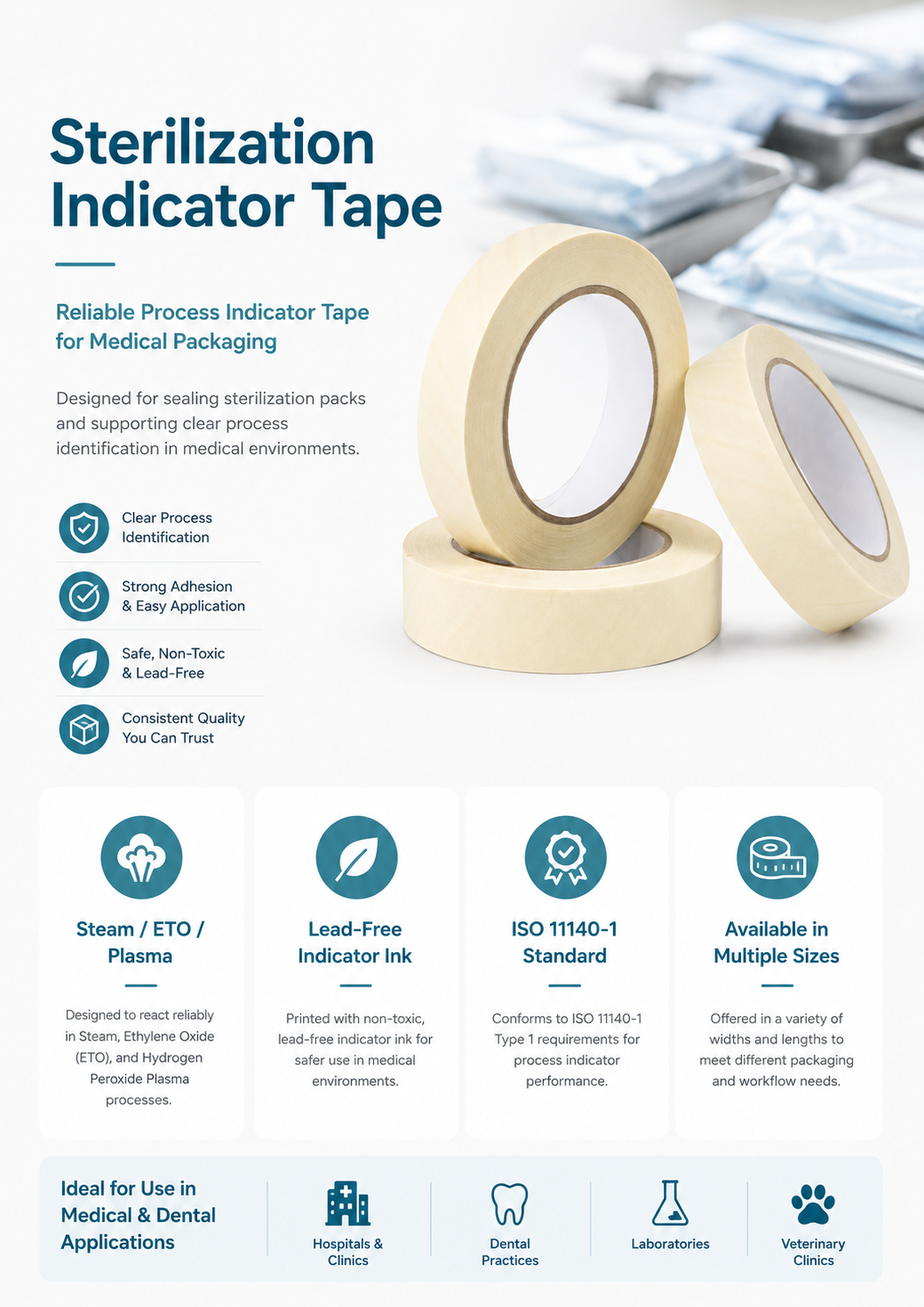 Sterilization Indicator Tape_MS3511_MS3512_MS3513 detail 2