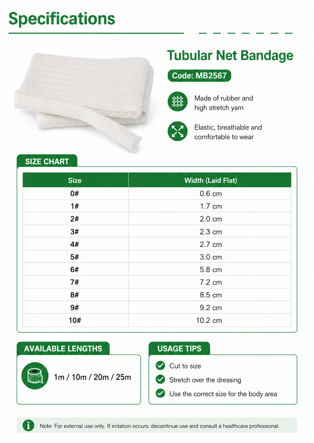 Tubular Net Bandage_MB2567 detail 3