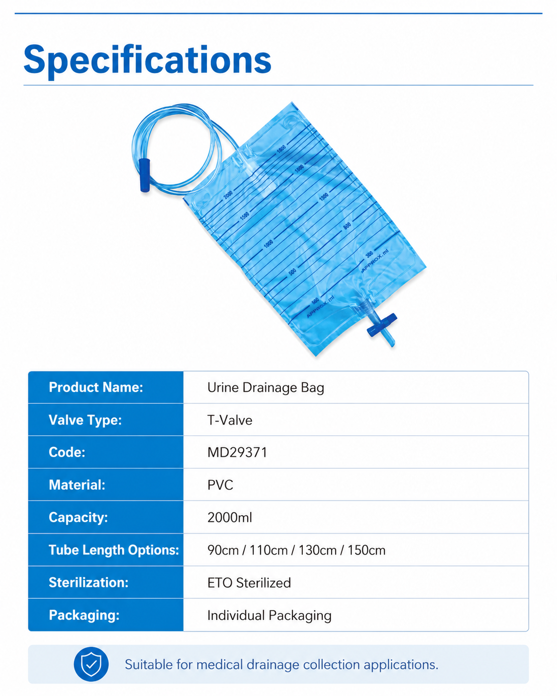 Urine Drainage Bag T-Valve_MD29371 detail 5
