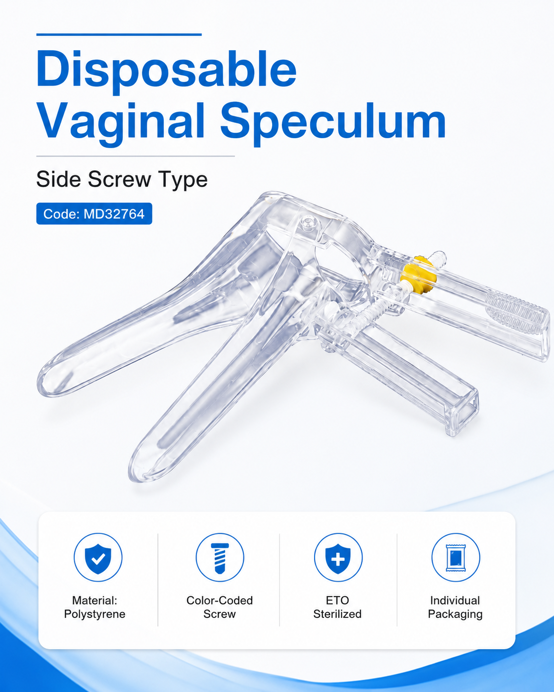 Vaginal Speculum Side Screw Type_MD32764 detail 1
