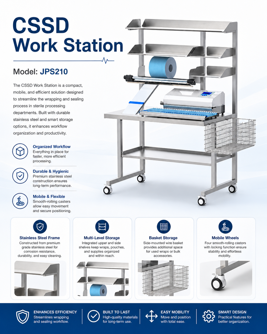 JPS210-CSSD-Work-Station detail 1