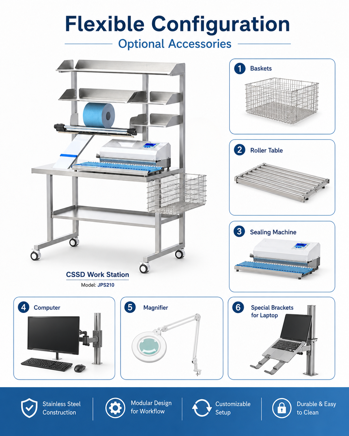 JPS210-CSSD-Work-Station detail 3